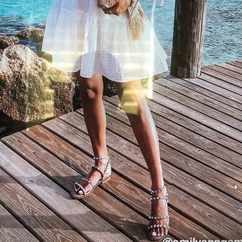 Steve Madden traveler sandals with clear straps